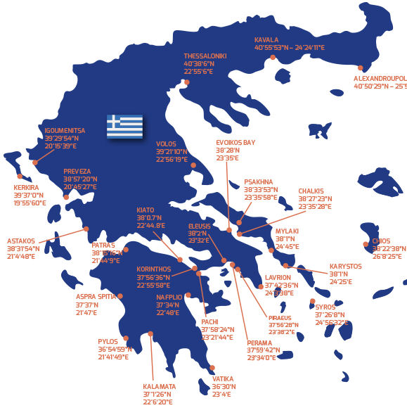 greek ports vith volos transfers and tours minivan